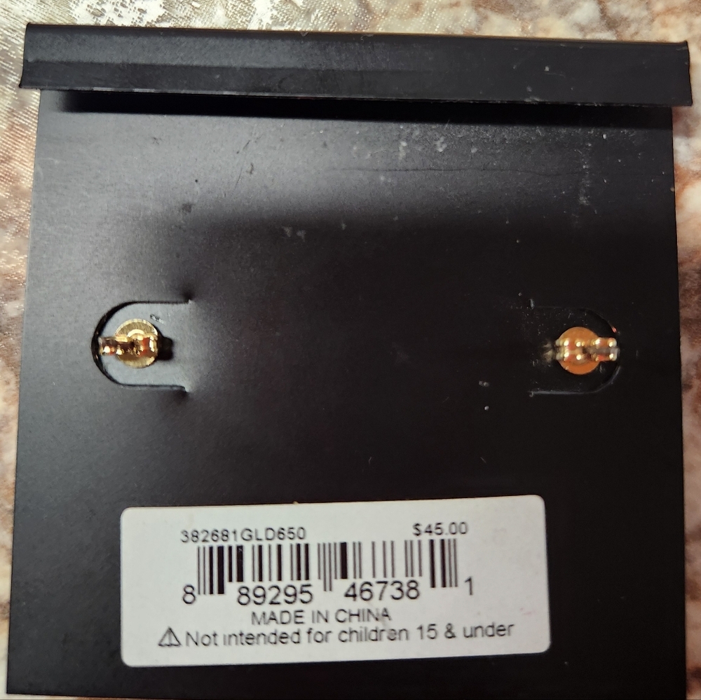 NWT - Coach Gold and Peach Earrings - Picture 2 of 4